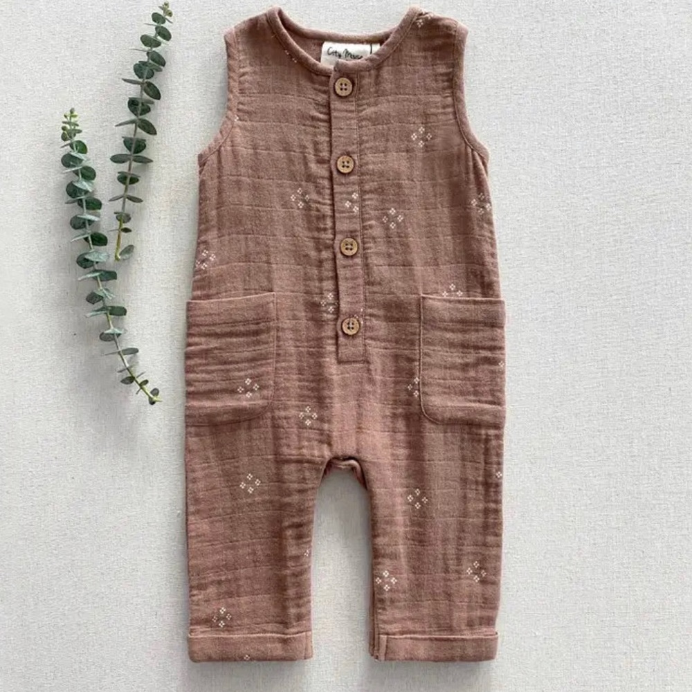 Tank Long Romper- Diamonds